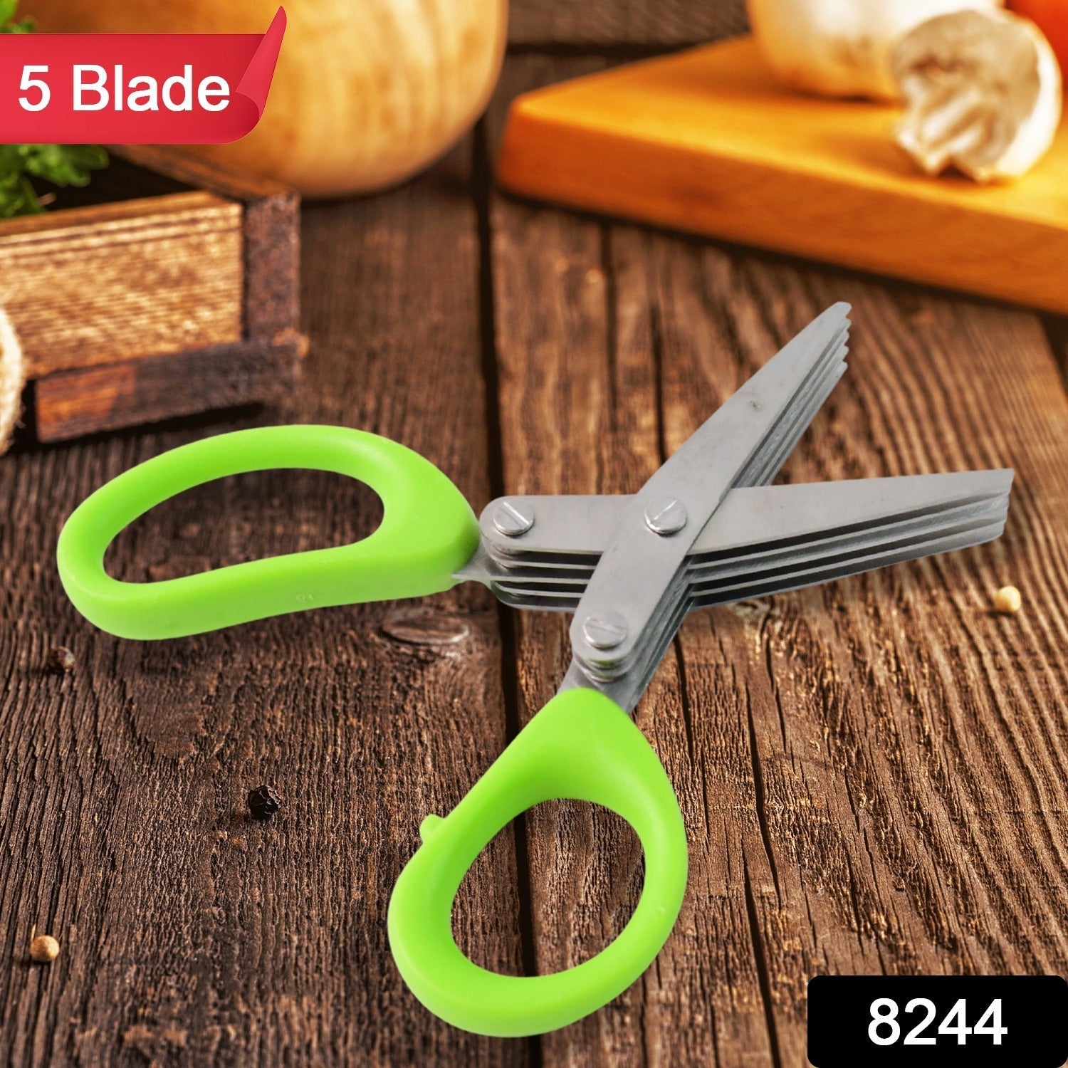 Premium Herb Scissors with 5 Blades Premium Herb Scissors with 5 Blades